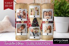 Christmas Photo Tumbler PNG - Christmas Tree Picture Tumbler Product Image 1