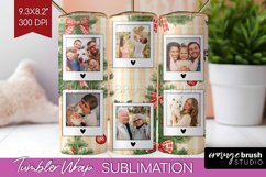 Christmas Photo Tumbler PNG - Christmas Tree Picture Tumbler Product Image 1