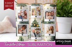 Christmas Photo Tumbler PNG - Christmas Tree Picture Tumbler Product Image 1