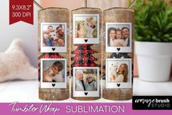 Christmas Photo Tumbler PNG - Christmas Tree Picture Tumbler Product Image 1
