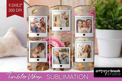 Floral Photo Tumbler PNG - Peony Flower Picture Tumbler Wrap Product Image 1