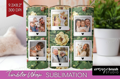 Floral Photo Tumbler PNG - Peony Flower Picture Tumbler Wrap Product Image 1