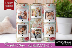 Floral Photo Tumbler PNG - Peony Flower Picture Tumbler Wrap Product Image 1