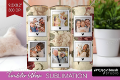 Floral Photo Tumbler PNG - Peony Flower Picture Tumbler Wrap Product Image 1