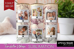 Floral Photo Tumbler PNG - Peony Flower Picture Tumbler Wrap Product Image 1