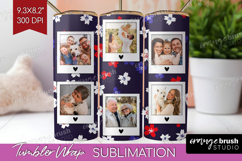 Retro Flowers Photo Tumbler PNG - Floral Picture Tumbler Product Image 1