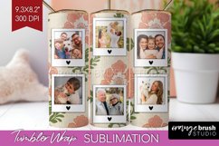 Flowers Photo Tumbler PNG - Vintage Floral Picture Tumbler Product Image 1