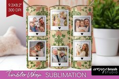 Flowers Photo Tumbler PNG - Vintage Floral Picture Tumbler Product Image 1