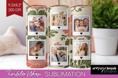 Flowers Photo Tumbler PNG - Vintage Floral Picture Tumbler Product Image 1