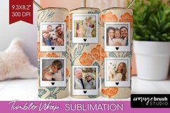 Flowers Photo Tumbler PNG - Vintage Floral Picture Tumbler Product Image 1