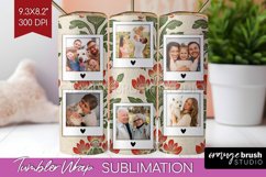 Flowers Photo Tumbler PNG - Vintage Floral Picture Tumbler Product Image 1