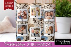Flowers Photo Tumbler PNG - Vintage Floral Picture Tumbler Product Image 1