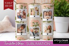 Flowers Photo Tumbler PNG - Vintage Floral Picture Tumbler Product Image 1