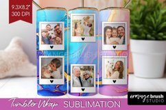 Alcohol Ink Photo Tumbler PNG - Marble Picture Tumbler Wrap Product Image 1