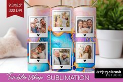 Alcohol Ink Photo Tumbler PNG - Marble Picture Tumbler Wrap Product Image 1