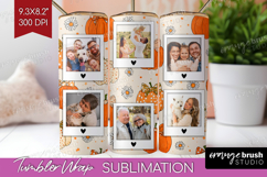Pumpkun Photo Tumbler PNG - Fall Picture Tumbler Wrap Product Image 1