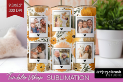 Pumpkun Photo Tumbler PNG - Fall Picture Tumbler Wrap Product Image 1