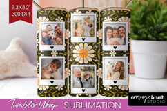 Folk Flowers Photo Tumbler PNG - Floral Picture Tumbler Wrap Product Image 1
