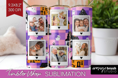 Halloween Photo Tumbler PNG - Spooky Picture Tumbler Wrap Product Image 1