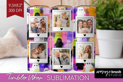 Halloween Photo Tumbler PNG - Spooky Picture Tumbler Wrap Product Image 1