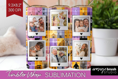 Halloween Photo Tumbler PNG - Spooky Picture Tumbler Wrap Product Image 1