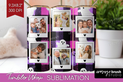 Halloween Photo Tumbler PNG - Spooky Picture Tumbler Wrap Product Image 1