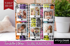 Halloween Photo Tumbler PNG - Spooky Picture Tumbler Wrap Product Image 1