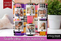 Halloween Photo Tumbler PNG - Spooky Picture Tumbler Wrap Product Image 1