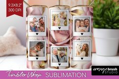 Rose Photo Tumbler PNG - Floral Picture Tumbler Wrap Product Image 1