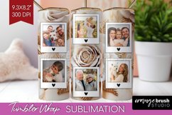 Rose Photo Tumbler PNG - Floral Picture Tumbler Wrap Product Image 1