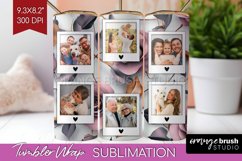 Rose Photo Tumbler PNG - Floral Picture Tumbler Wrap Product Image 1