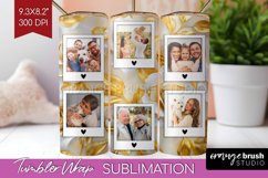 Rose Photo Tumbler PNG - Floral Picture Tumbler Wrap Product Image 1