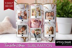 Rose Photo Tumbler PNG - Floral Picture Tumbler Wrap Product Image 1