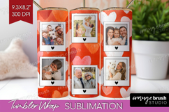 Heart Pattern Photo Tumbler PNG - Valentines Day Picture Product Image 1