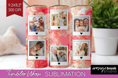 Heart Pattern Photo Tumbler PNG - Valentines Day Picture Product Image 1