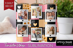 Heart Pattern Photo Tumbler PNG - Valentines Day Picture Product Image 1