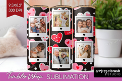 Heart Pattern Photo Tumbler PNG - Valentines Day Picture Product Image 1