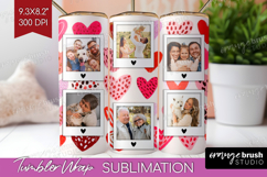 Heart Pattern Photo Tumbler PNG - Valentines Day Picture Product Image 1