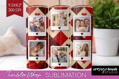 Heart Pattern Photo Tumbler PNG - Valentines Day Picture Product Image 1