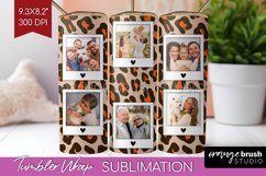 Leopard Print Photo Tumbler PNG - Animal Pattern Picture Product Image 1