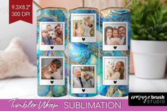 Pearl Photo Tumbler PNG - Pearl Texture Picture Tumbler Wrap Product Image 1