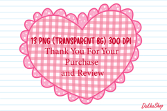 Valentine PNG, Hand Drawn Coquette Valentine Frame PNG Product Image 9