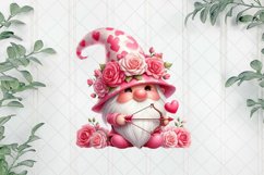 Valentines Gnomes Sublimation Clipart Product Image 1
