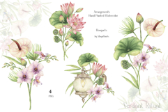 Watercolor Verdant Ritual Collection Bundle Product Image 6