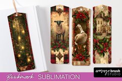 Vintage Christmas Bookmark - Retro Christmas Bookmarks PNG Product Image 1
