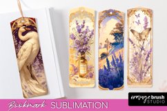 Vintage Scrapbook Bookmark Sublimation - Ephemera Bookmarks Product Image 1