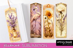 Vintage Scrapbook Bookmark Sublimation - Ephemera Bookmarks Product Image 1