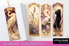 Vintage Scrapbook Bookmark Sublimation - Ephemera Bookmarks Product Image 1