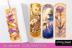 Vintage Scrapbook Bookmark Sublimation - Ephemera Bookmarks Product Image 1