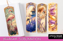 Vintage Scrapbook Bookmark Sublimation - Ephemera Bookmarks Product Image 1